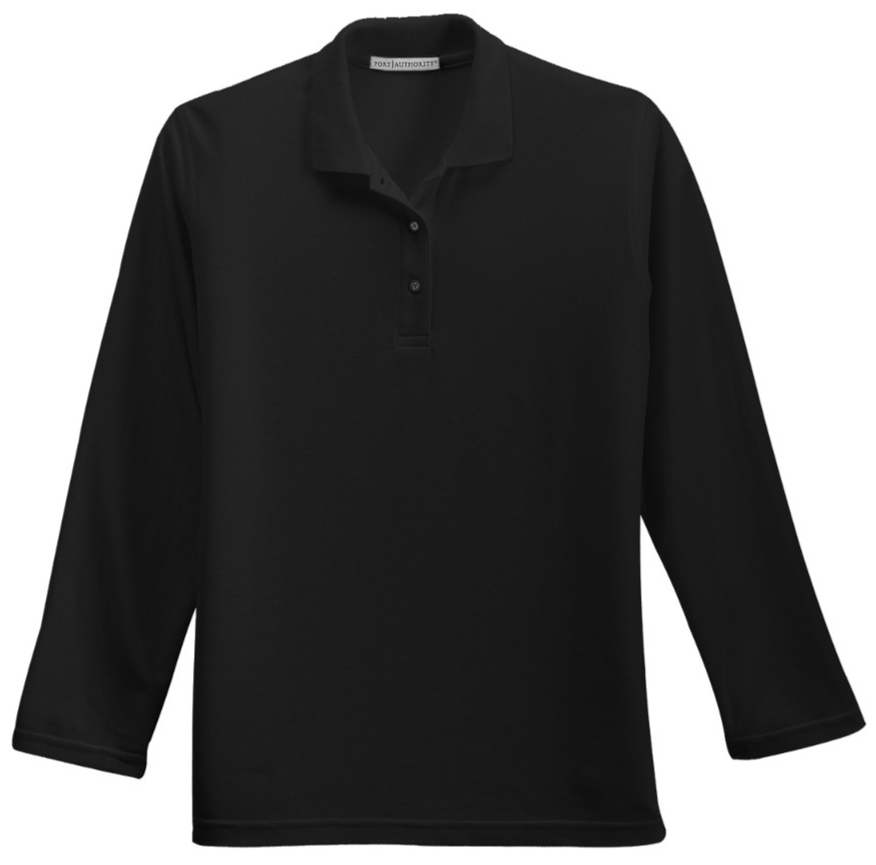 Silk Touch Long Sleeve Polo | Products | Gandy Ink