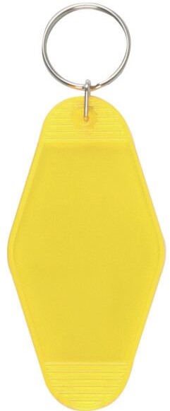 PLASTIC HOTEL KEYCHAIN MOTEL KEY TAG | Products | Gandy Ink