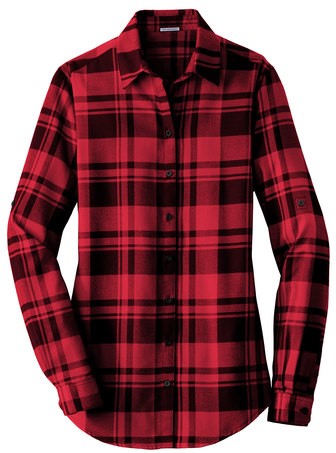 red black plaid tunic