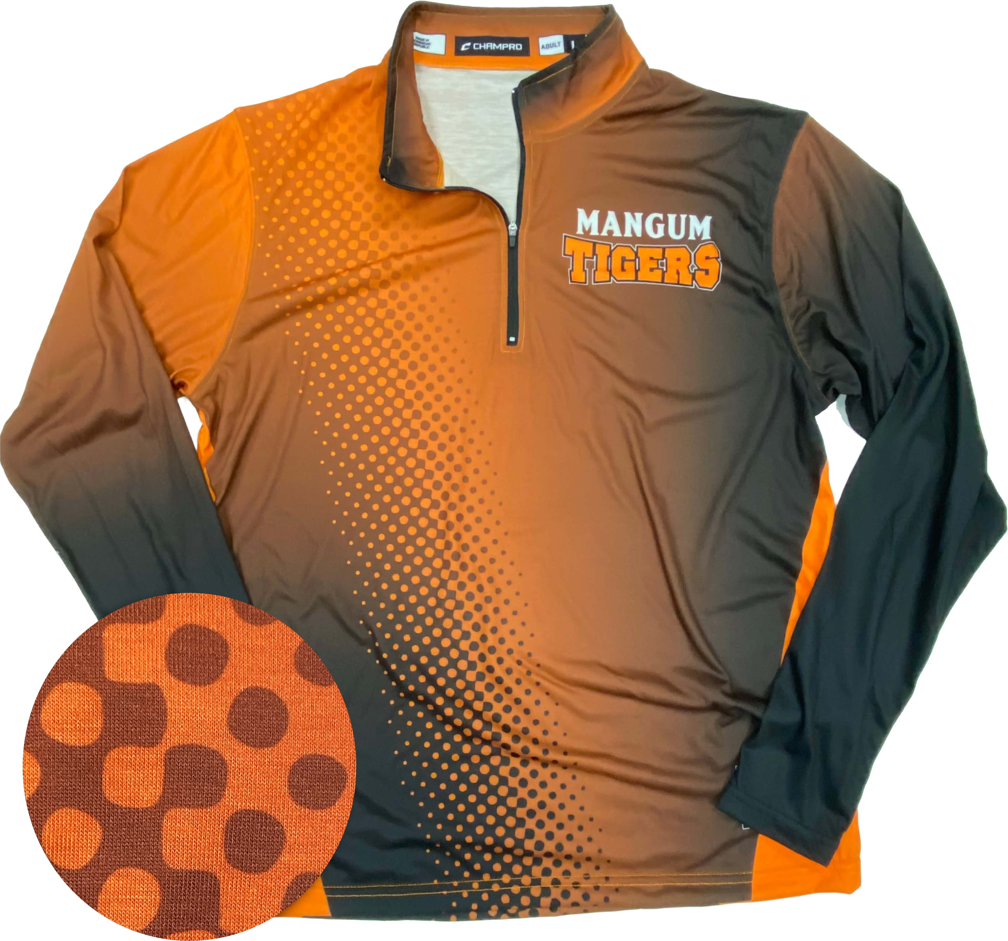 FULL SUBLIMATION 1/4 ZIP | Products | Gandy Ink
